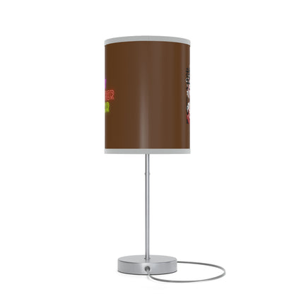 Lamp on a Stand, US|CA plug: Dragons Brown