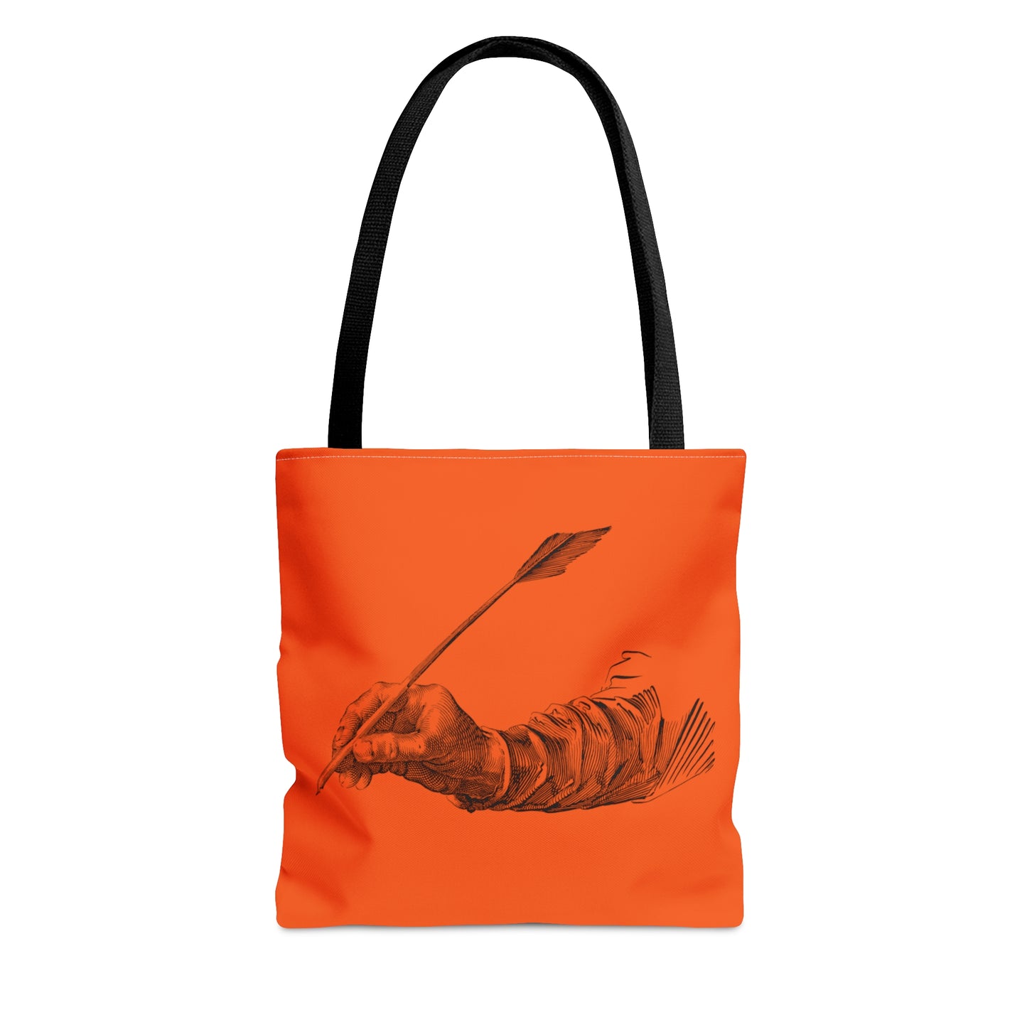 Tote Bag: Writing Orange