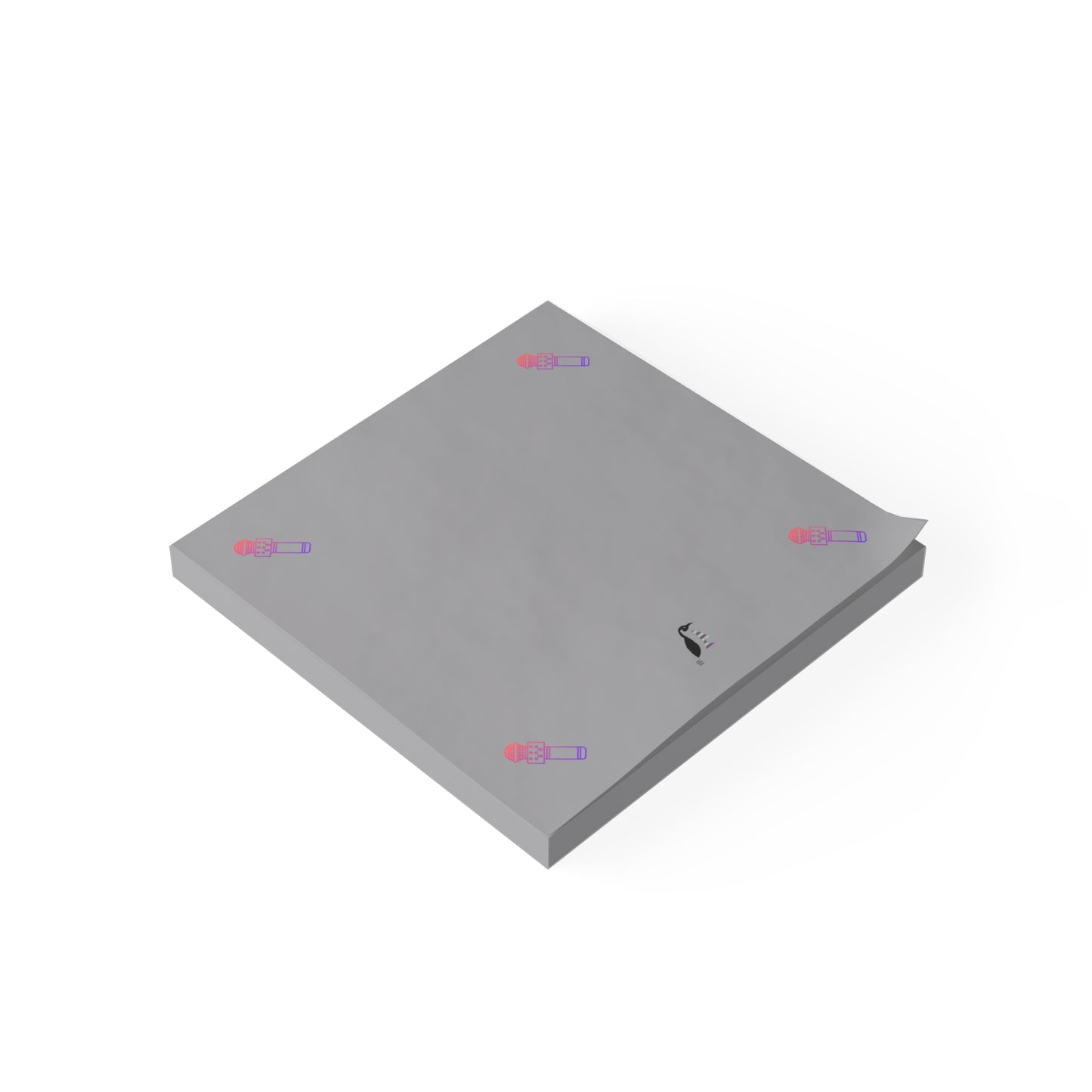 Post-it® Note Pads: Music Grey