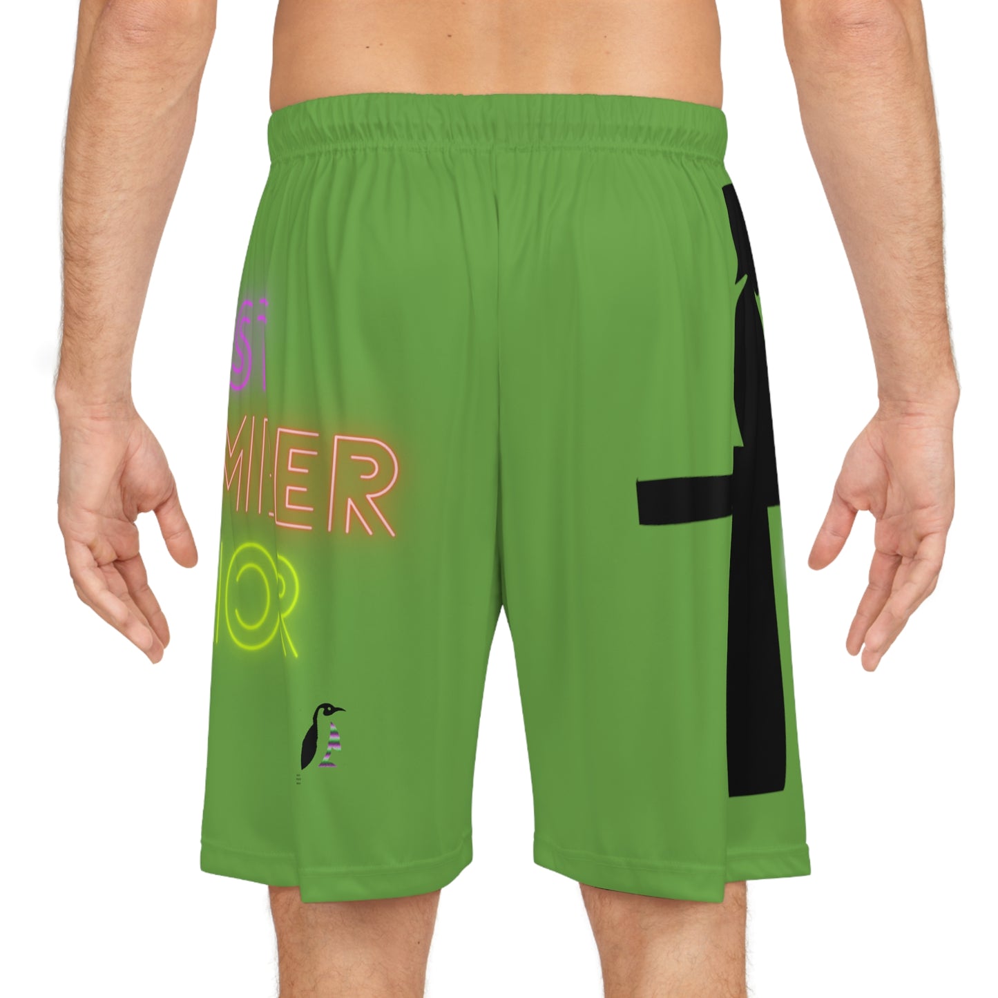 Basketball Shorts: Fishing Green