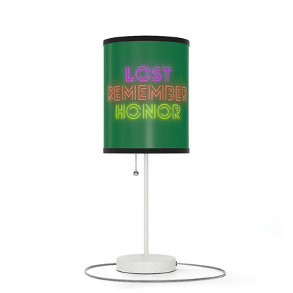 Lamp on a Stand, US|CA plug: Music Dark Green