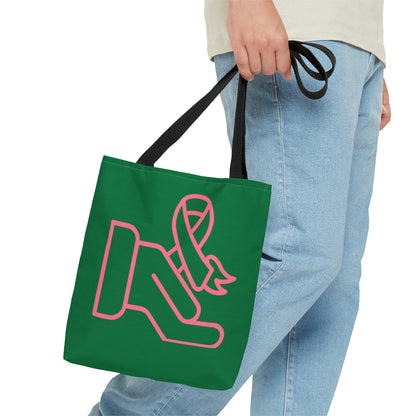 Tote Bag: Fight Cancer Dark Green