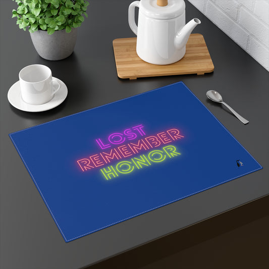 Placemat, 1pc: Lost Remember Honor Dark Blue