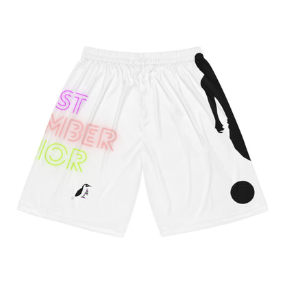 Basketball Shorts: Soccer White