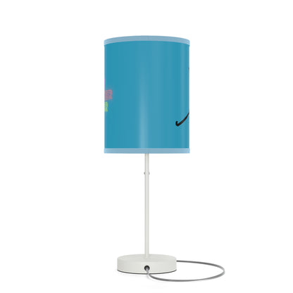 Lamp on a Stand, US|CA plug: Hockey Turquoise