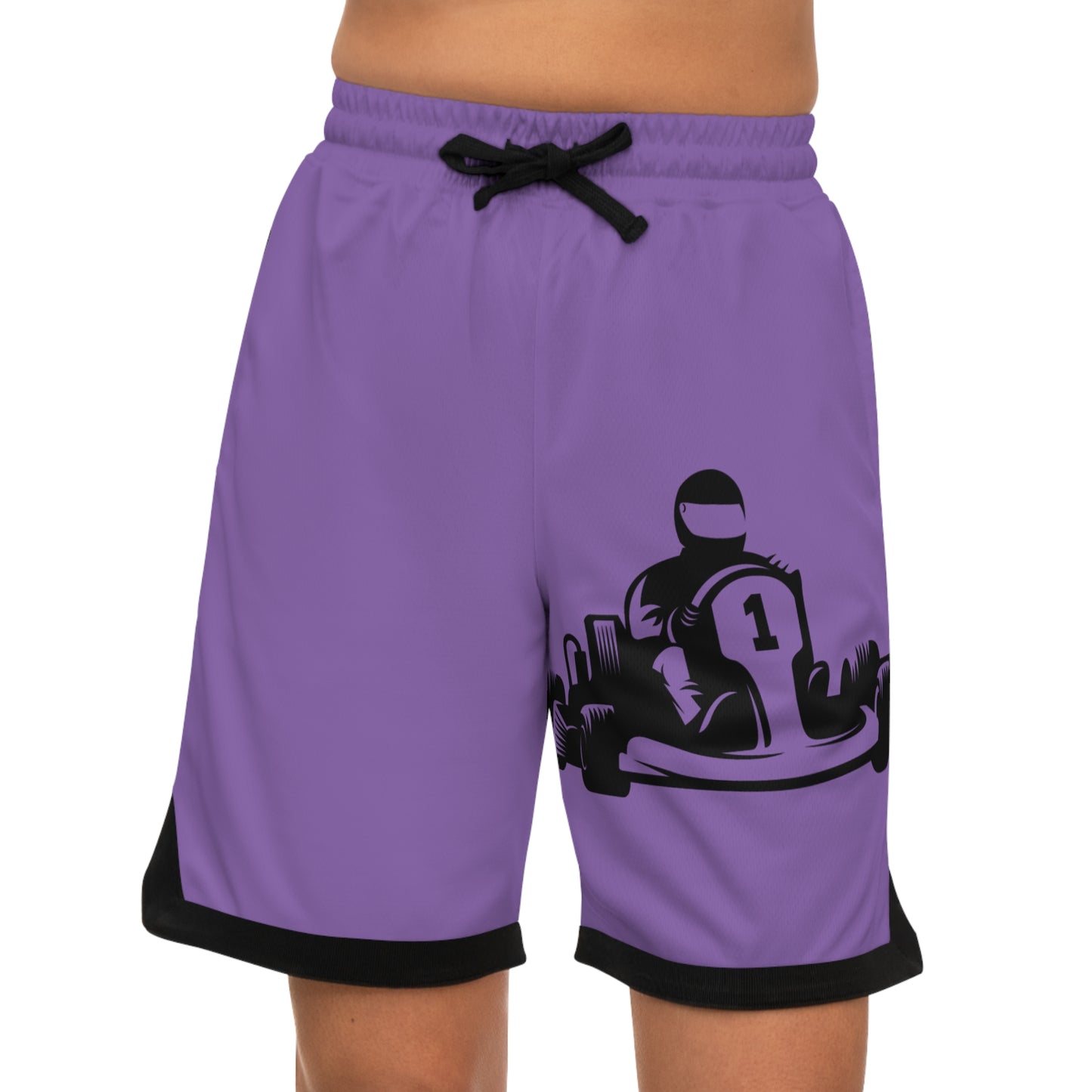 Basketball Rib Shorts: Racing Lite Purple