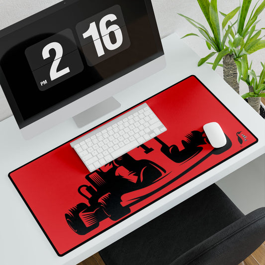 Desk Mats: Racing Red