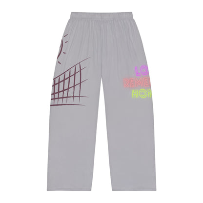 Men's Pajama Pants: Volleyball Lite Grey