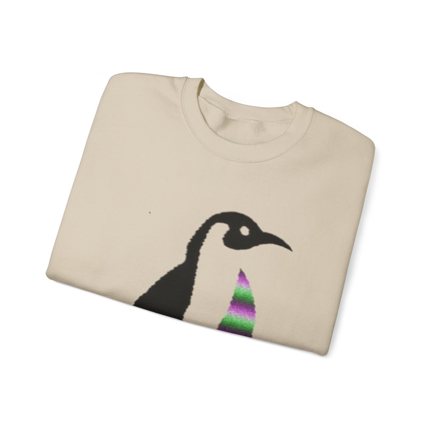 Heavy Blend™ Crewneck Sweatshirt: Crazy Penguin World Logo #1