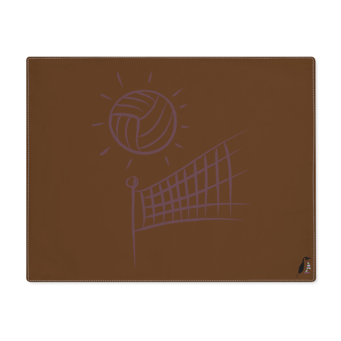 Placemat, 1pc: Volleyball Brown