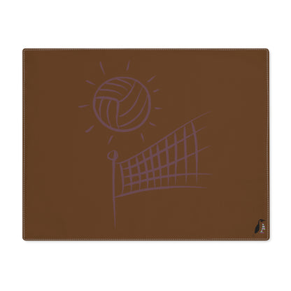 Placemat, 1pc: Volleyball Brown