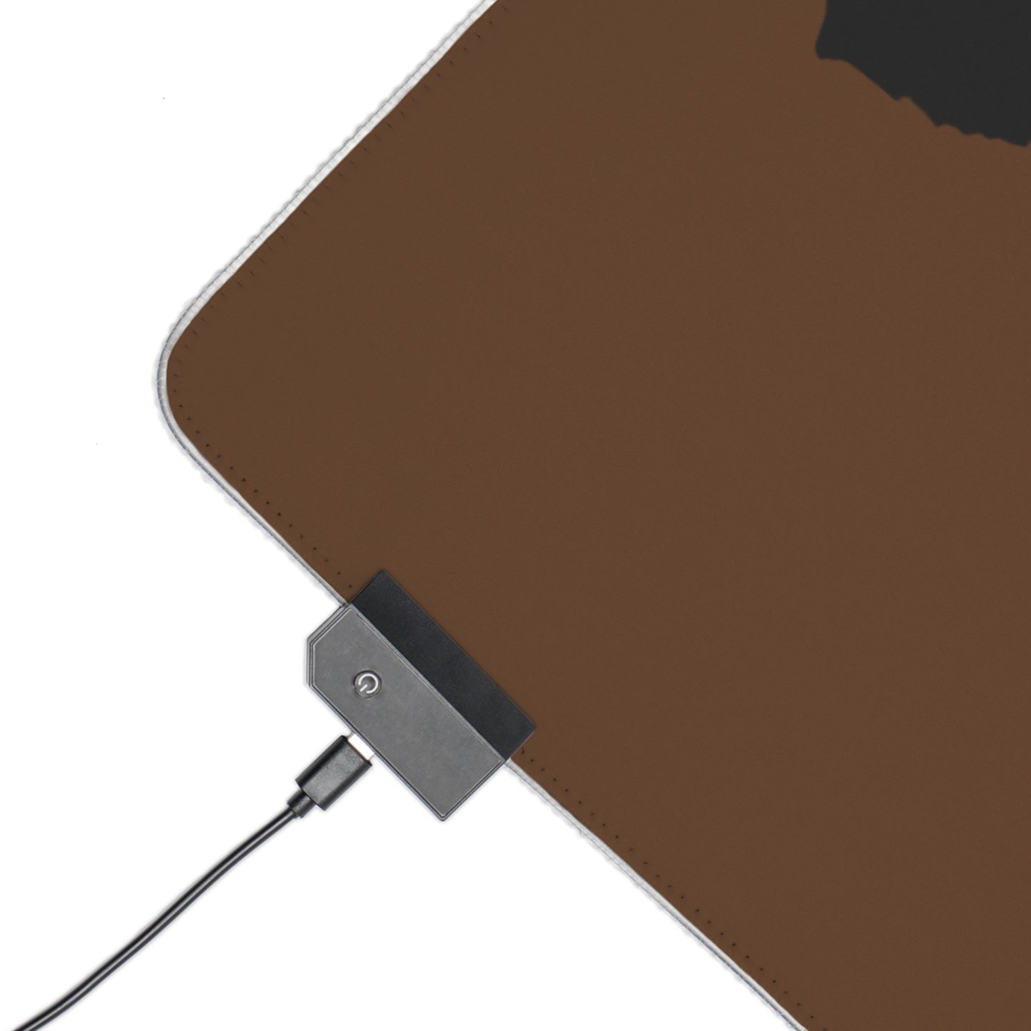 LED Gaming Mouse Pad: Hockey Brown