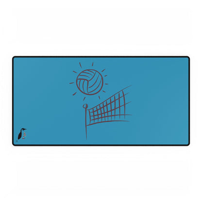 Desk Mats: Volleyball Turquoise