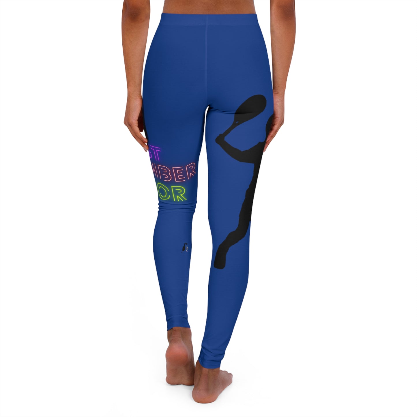 Women's Spandex Leggings: Tennis Dark Blue