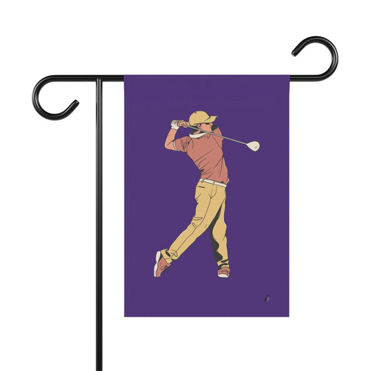 Garden & House Banner: Golf Purple