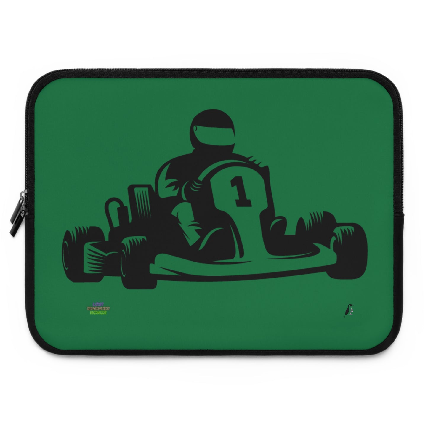 Laptop Sleeve: Racing Dark Green