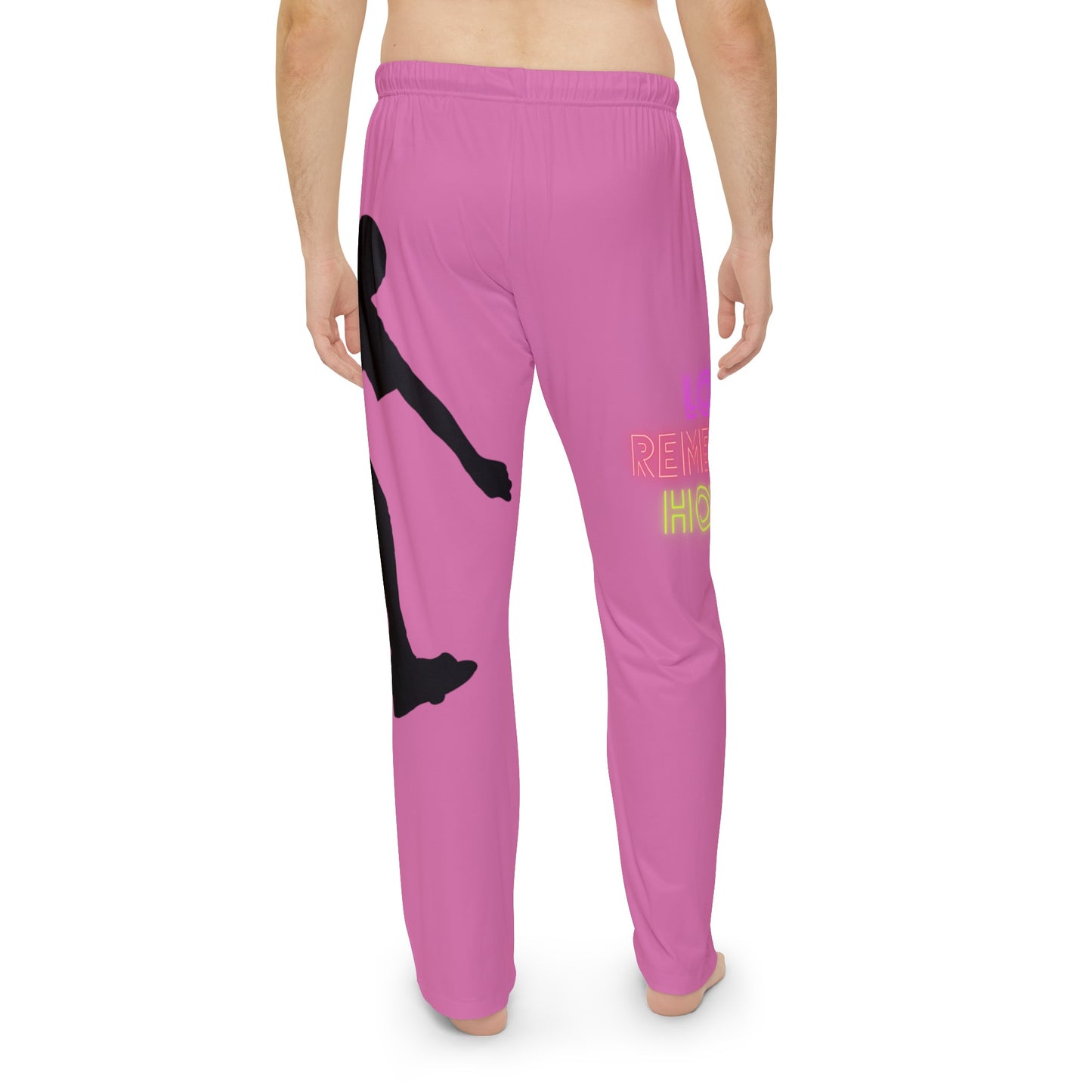 Men's Pajama Pants: Skateboarding Pink