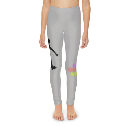 Youth Full-Length Leggings: Skateboarding Lite Grey