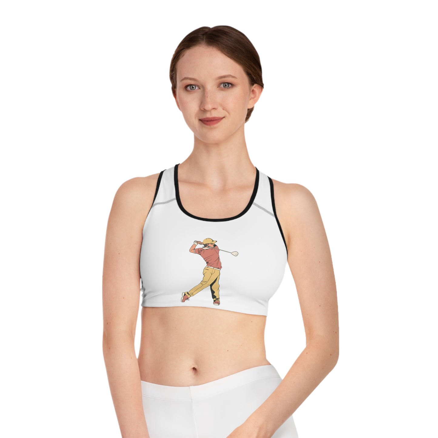 Sports Bra: Golf White