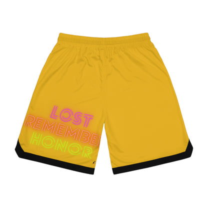 Basketball Rib Shorts: Volleyball Yellow