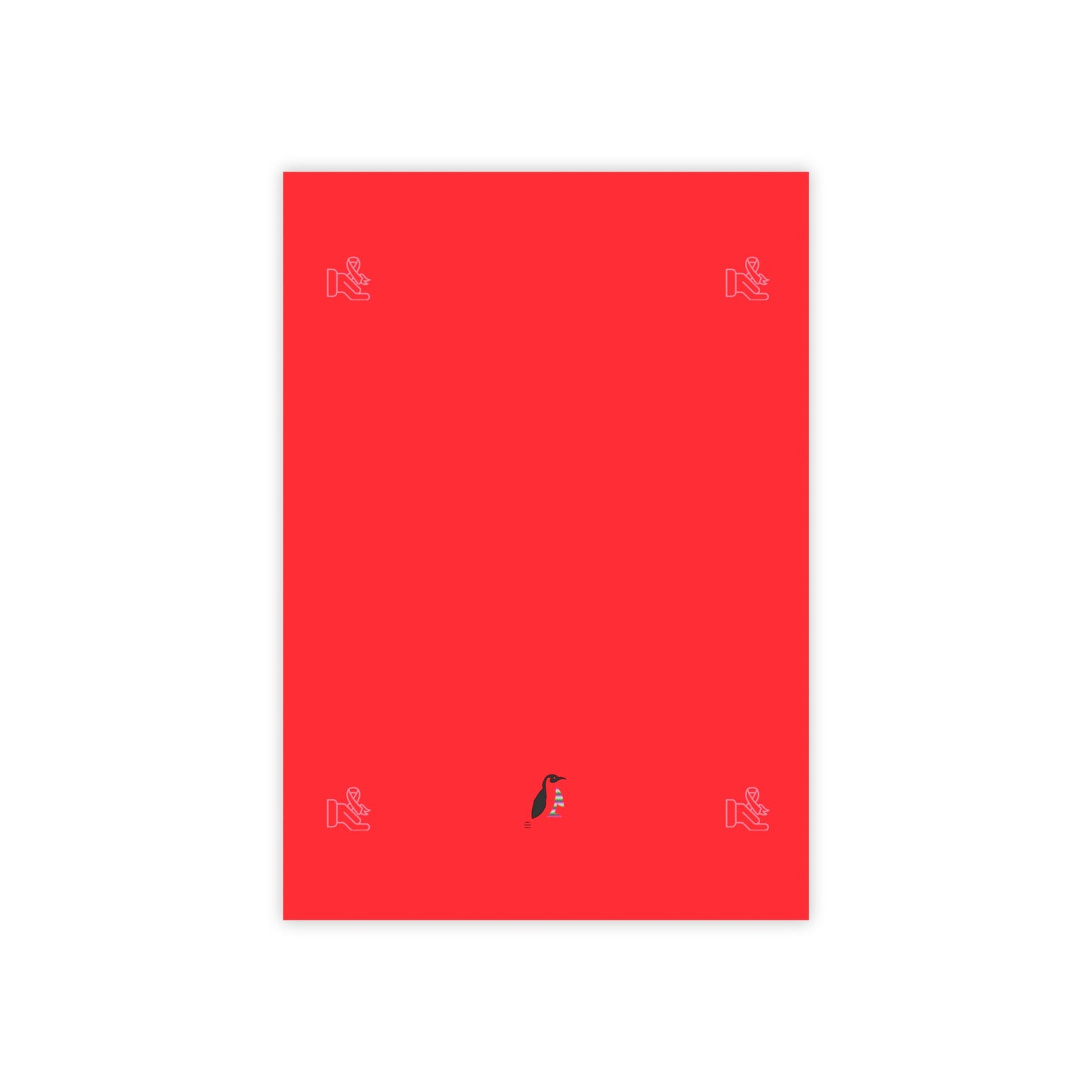 Post-it® Note Pads: Fight Cancer Red