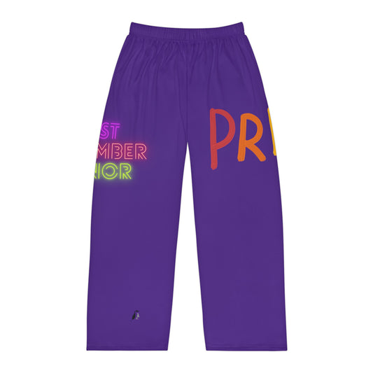 Men's Pajama Pants: LGBTQ Pride Purple