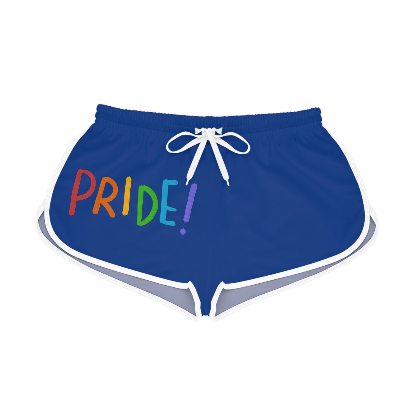 Women's Relaxed Shorts: LGBTQ Pride Dark Blue