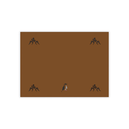 Post-it® Note Pads: Wrestling Brown