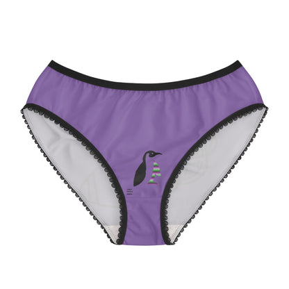 Women's Briefs: Football Lite Purple