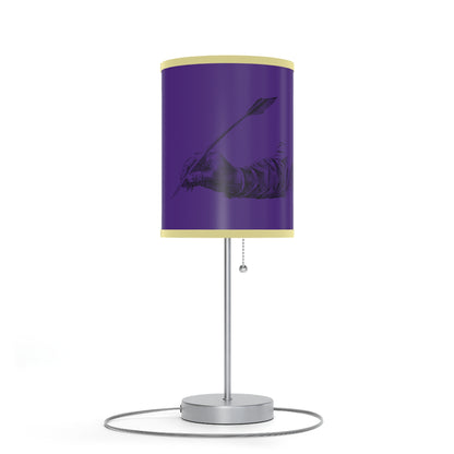 Lamp on a Stand, US|CA plug: Writing Purple