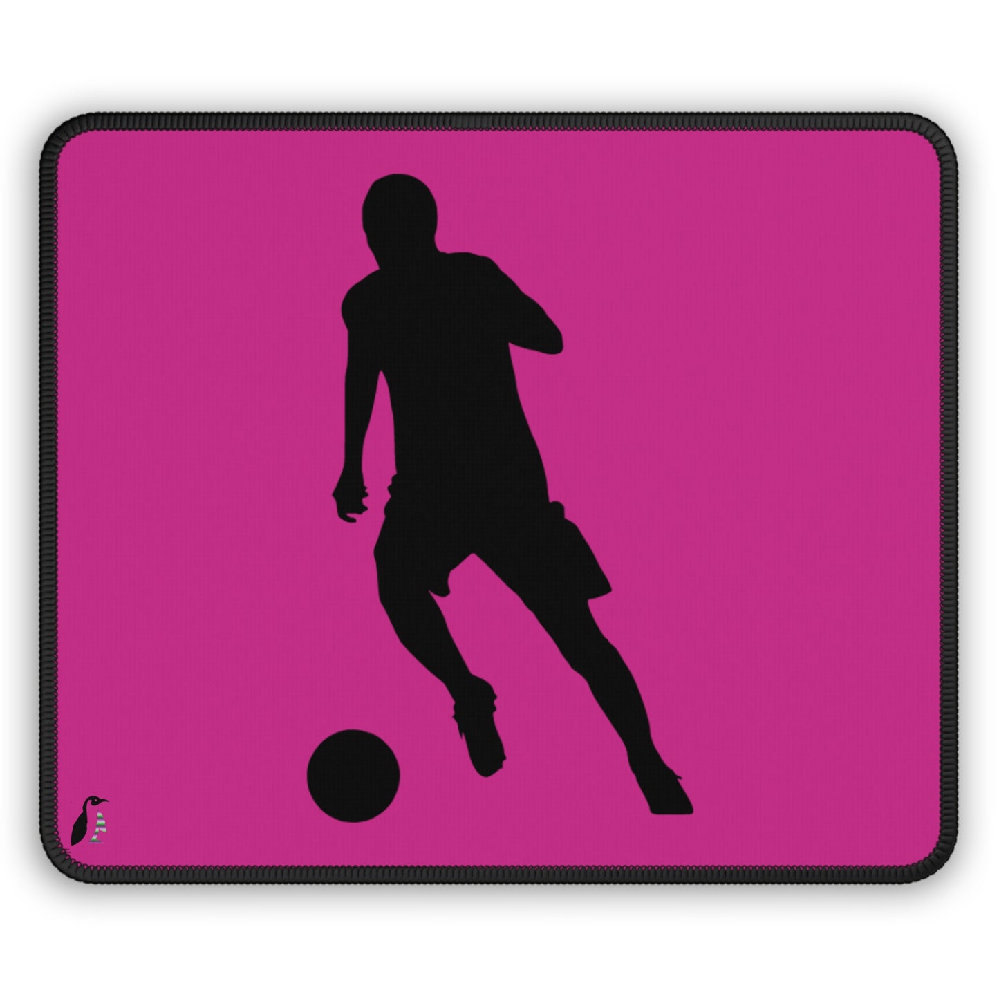 Gaming Mouse Pad: Soccer Pink