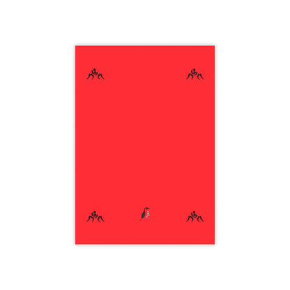 Post-it® Note Pads: Wrestling Red