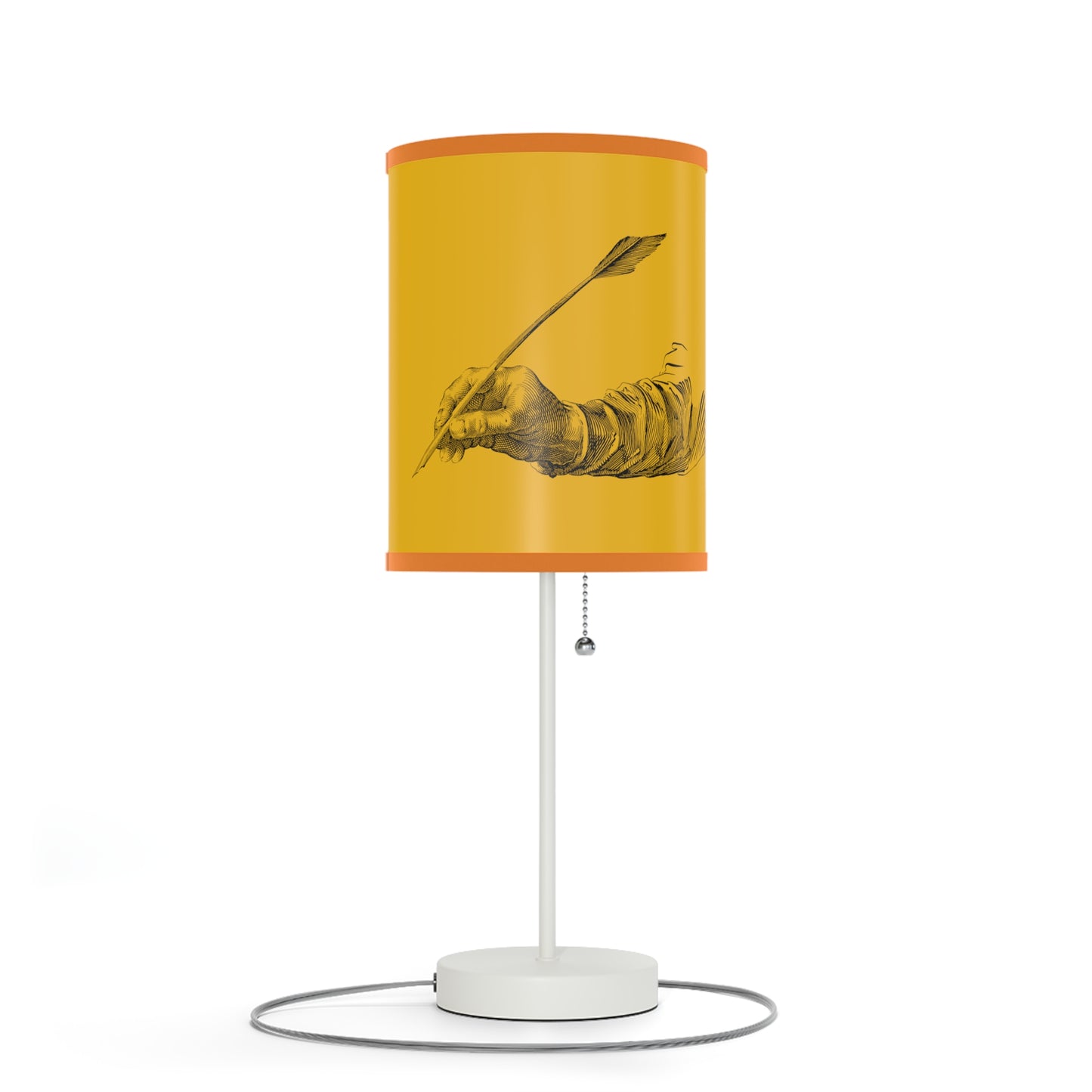 Lamp on a Stand, US|CA plug: Writing Yellow