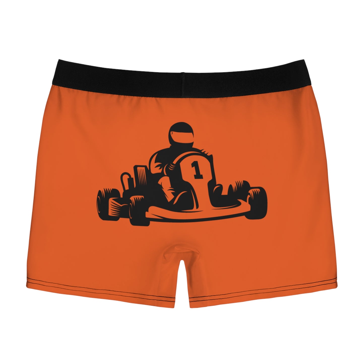 Men's Boxer Briefs: Racing Orange