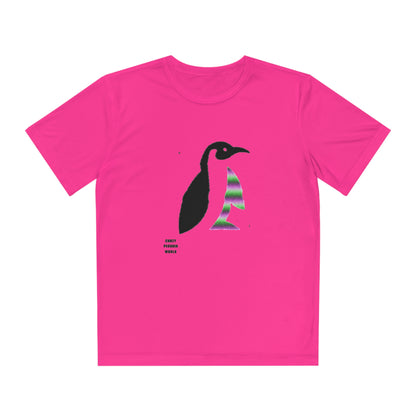 Youth Competitor Tee #2: Crazy Penguin World Logo