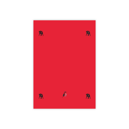 Post-it® Note Pads: Basketball Dark Red