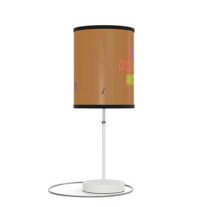 Lamp on a Stand, US|CA plug: Music Lite Brown