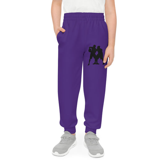 Youth Joggers: Basketball Purple