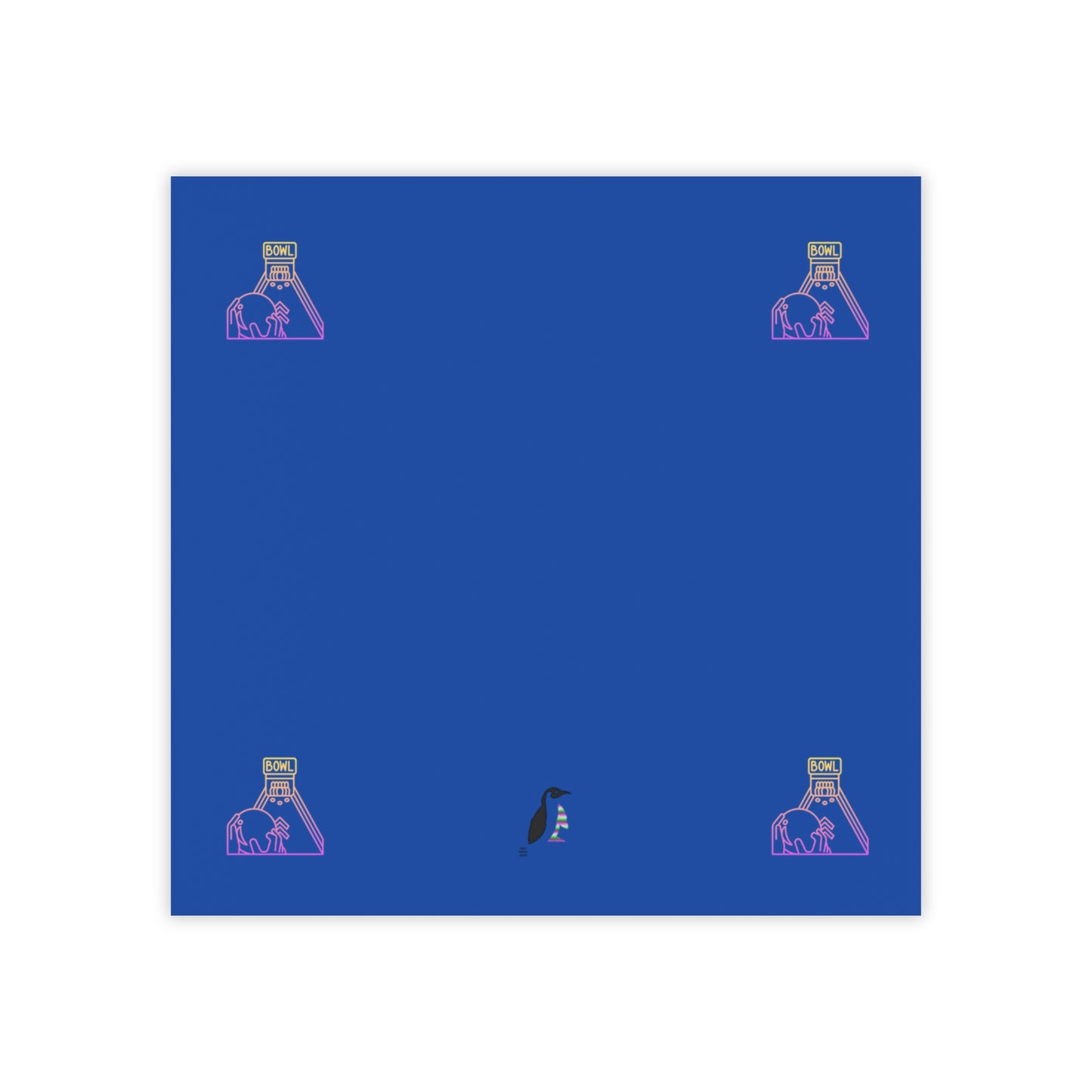 Post-it® Note Pads: Bowling Dark Blue