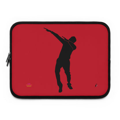 Laptop Sleeve: Dance Dark Red