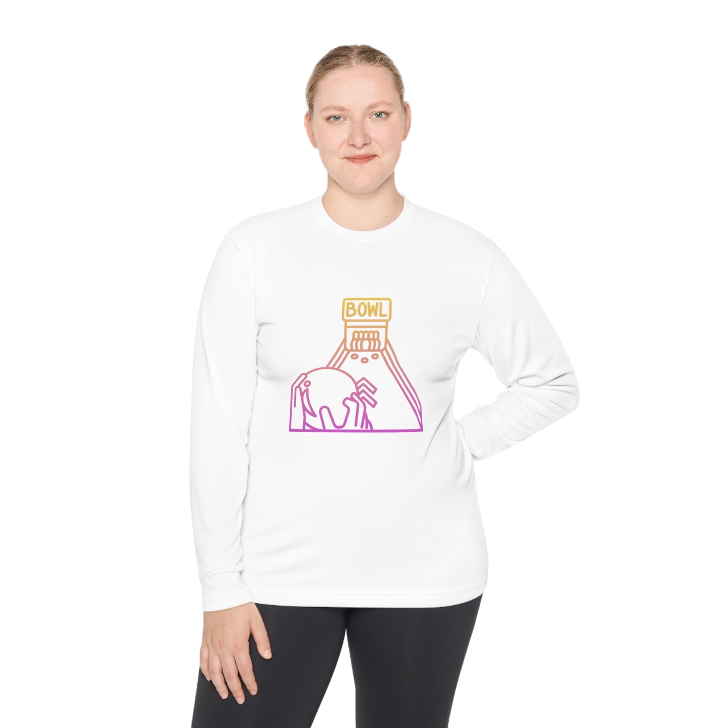 Lightweight Long Sleeve Tee: Bowling #1