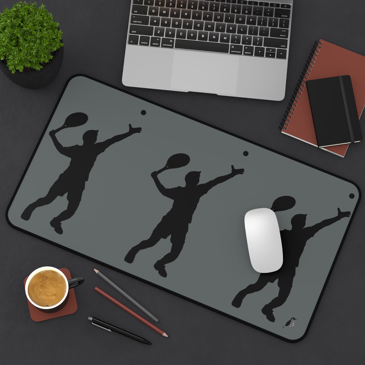 Desk Mat: Tennis Dark Grey