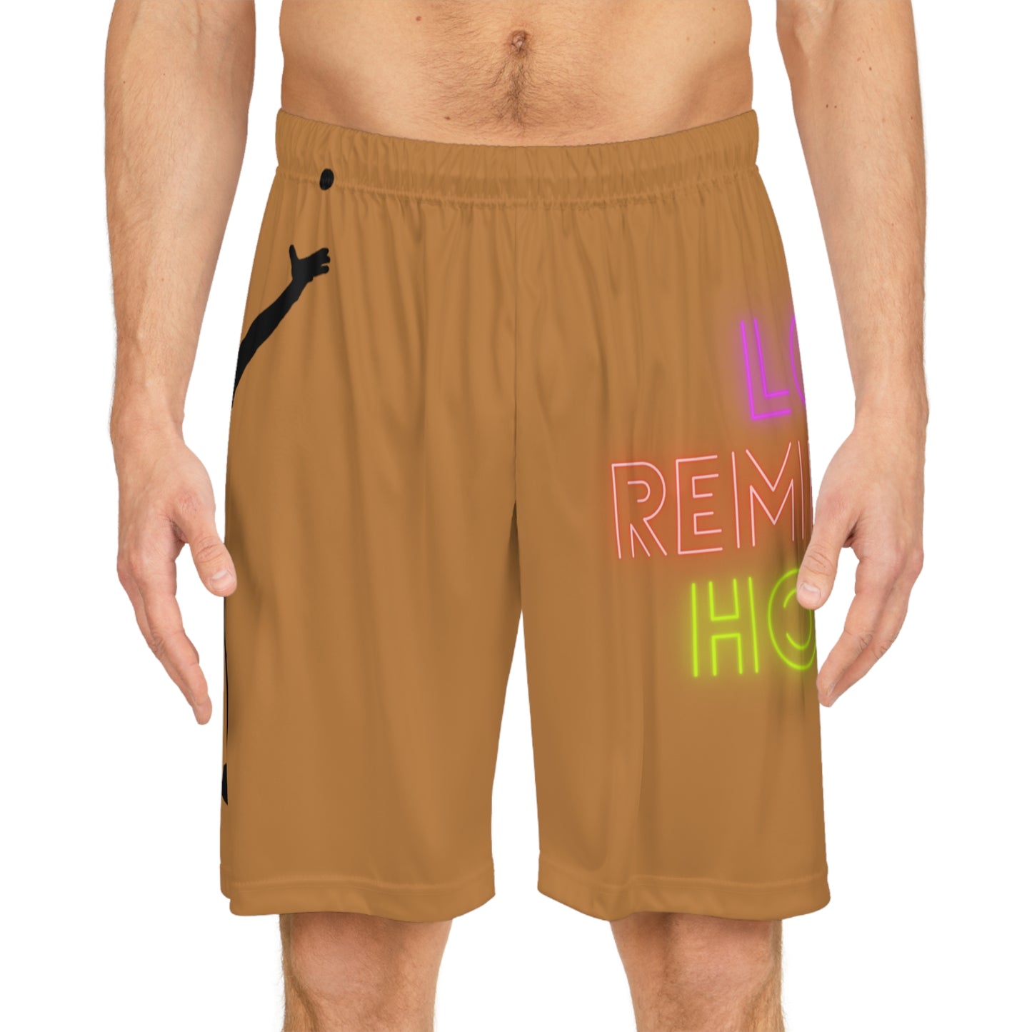 Basketball Shorts: Tennis Lite Brown