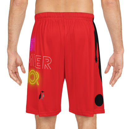 Basketball Shorts: Soccer Red