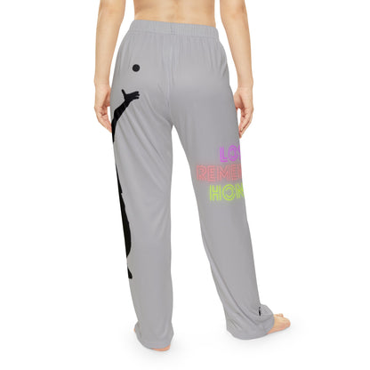 Women's Pajama Pants: Tennis Lite Grey