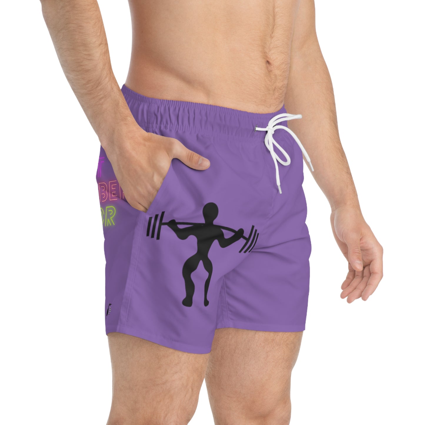 Swim Trunks: Weightlifting Lite Purple