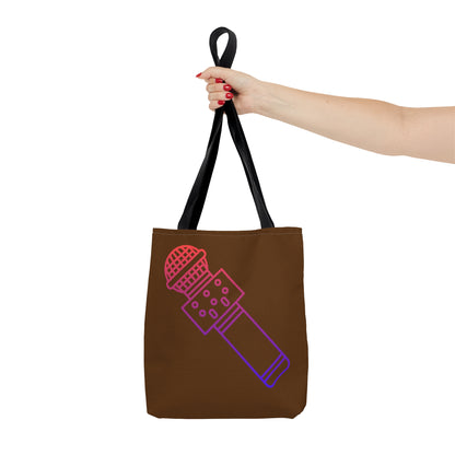 Tote Bag: Music Brown