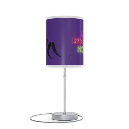 Lamp on a Stand, US|CA plug: Wrestling Purple
