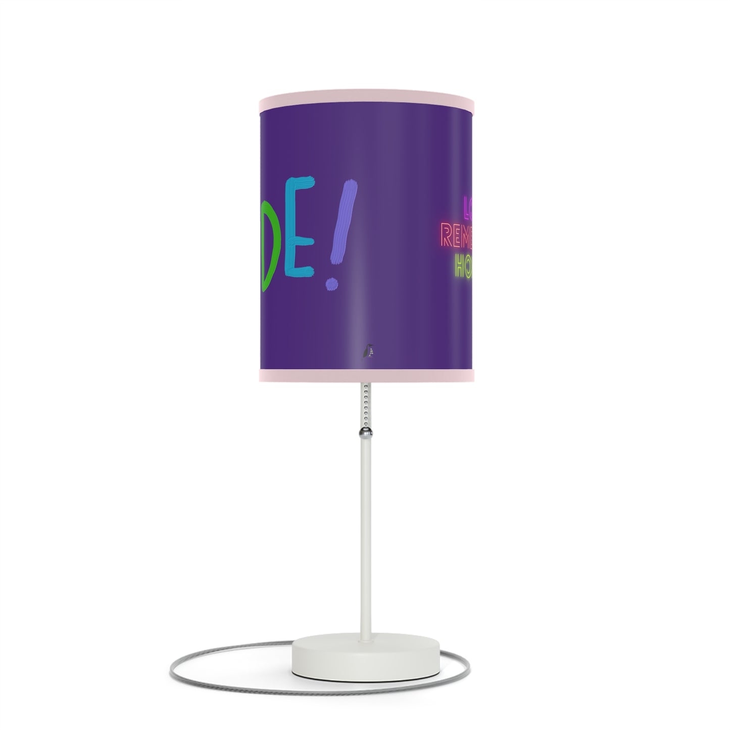 Lamp on a Stand, US|CA plug: LGBTQ Pride Purple 