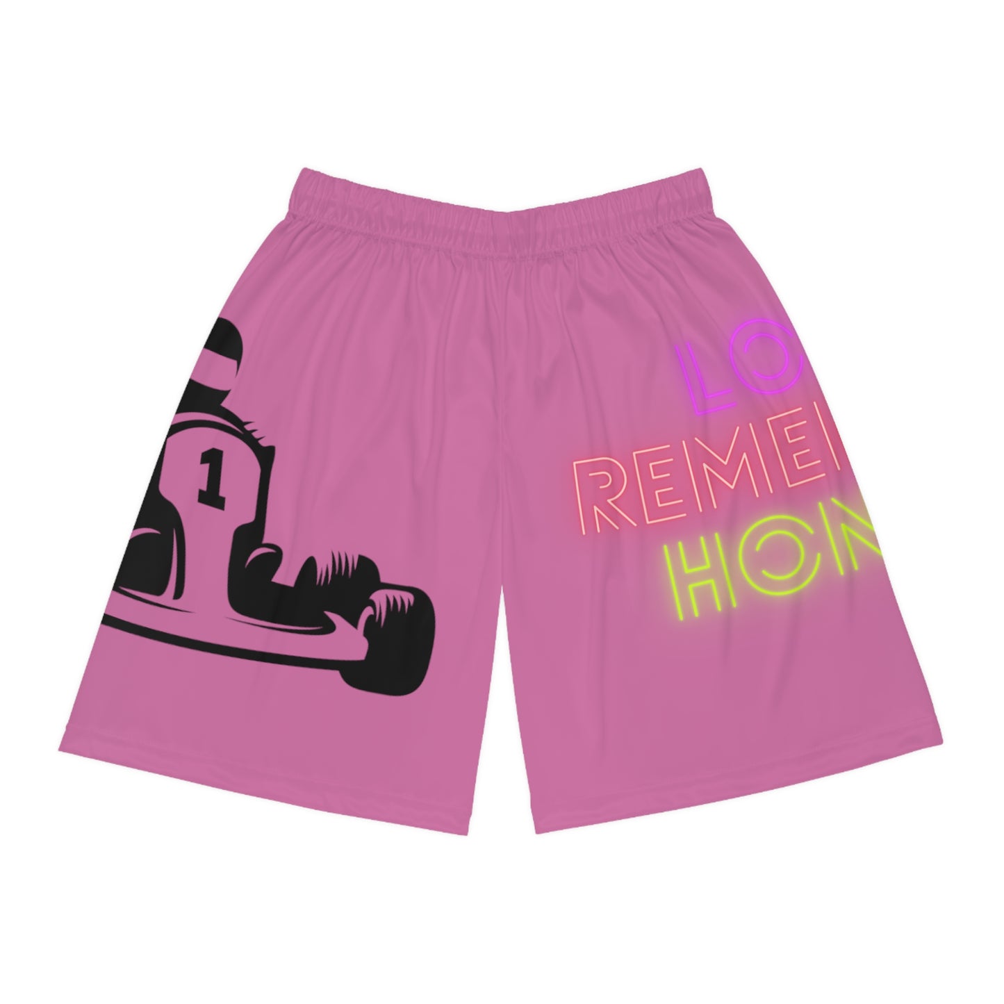 Basketball Shorts: Racing Lite Pink